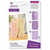 Gemini Decorative Gatefold Opulent Botanicals Create-a-Card Dies (GEM-MD-CAD-DGC-OB) (DISCONTINUED)