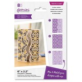 Gemini Decorative Gatefold Floral Swirls Create-a-Card Dies (GEM-MD-CAD-DGC-FSW) (DISCONTINUED)