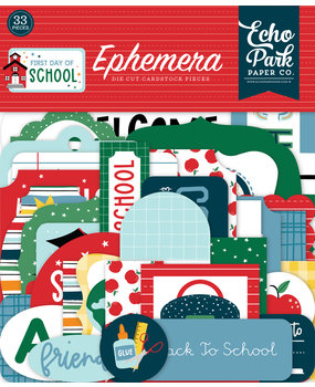 Echo Park First Day Of School Ephemera (FDS276024) (DISCONTINUED)