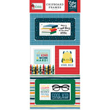 Echo Park First Day Of School Chipboard Frames (FDS276065) (DISCONTINUED)