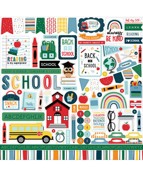 Echo Park First Day Of School 12x12 Inch Element Sticker (FDS276014) (DISCONTINUED) Echo Park First Day Of School 12x12 Inch Element Sticker (FDS276014) (DISCONTINUED)