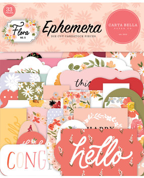 Carta Bella Flora No.5 Ephemera (CBFLON152024) (OUTLET)