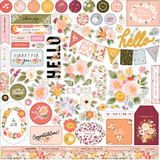 Carta Bella Flora No.5 12x12 Inch Element Sticker (CBFLON152014) (OUTLET)
