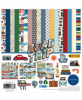 Carta Bella Road Trip 12x12 Inch Collection Kit (CBRT151016) (OUTLET)