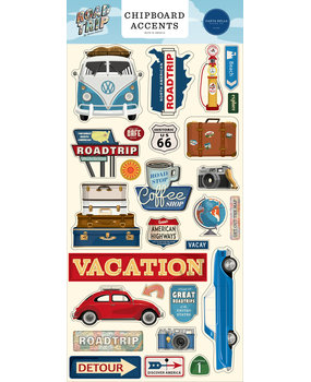 Carta Bella Road Trip Chipboard Accents (CBRT151021) (OUTLET)