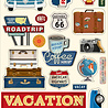 Carta Bella Road Trip Chipboard Accents (CBRT151021) (OUTLET)