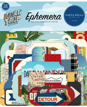 Carta Bella Road Trip Ephemera (CBRT151024) (OUTLET)