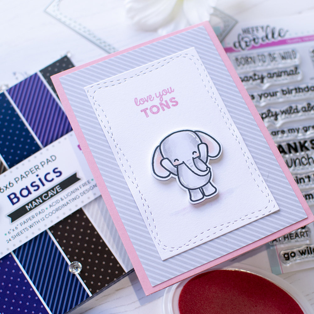 Heffy Doodle Basics Man Cave 6x6 Inch Patterned Paper Pad (HFD-PP003) (OUTLET)