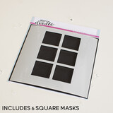 Heffy Doodle Wonderful Windows Masquerade Stencil (HFD0417) (OUTLET)