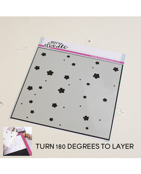 Heffy Doodle Flower Power Stencil (HFD0414) (OUTLET) Heffy Doodle Flower Power Stencil (HFD0414) (OUTLET)