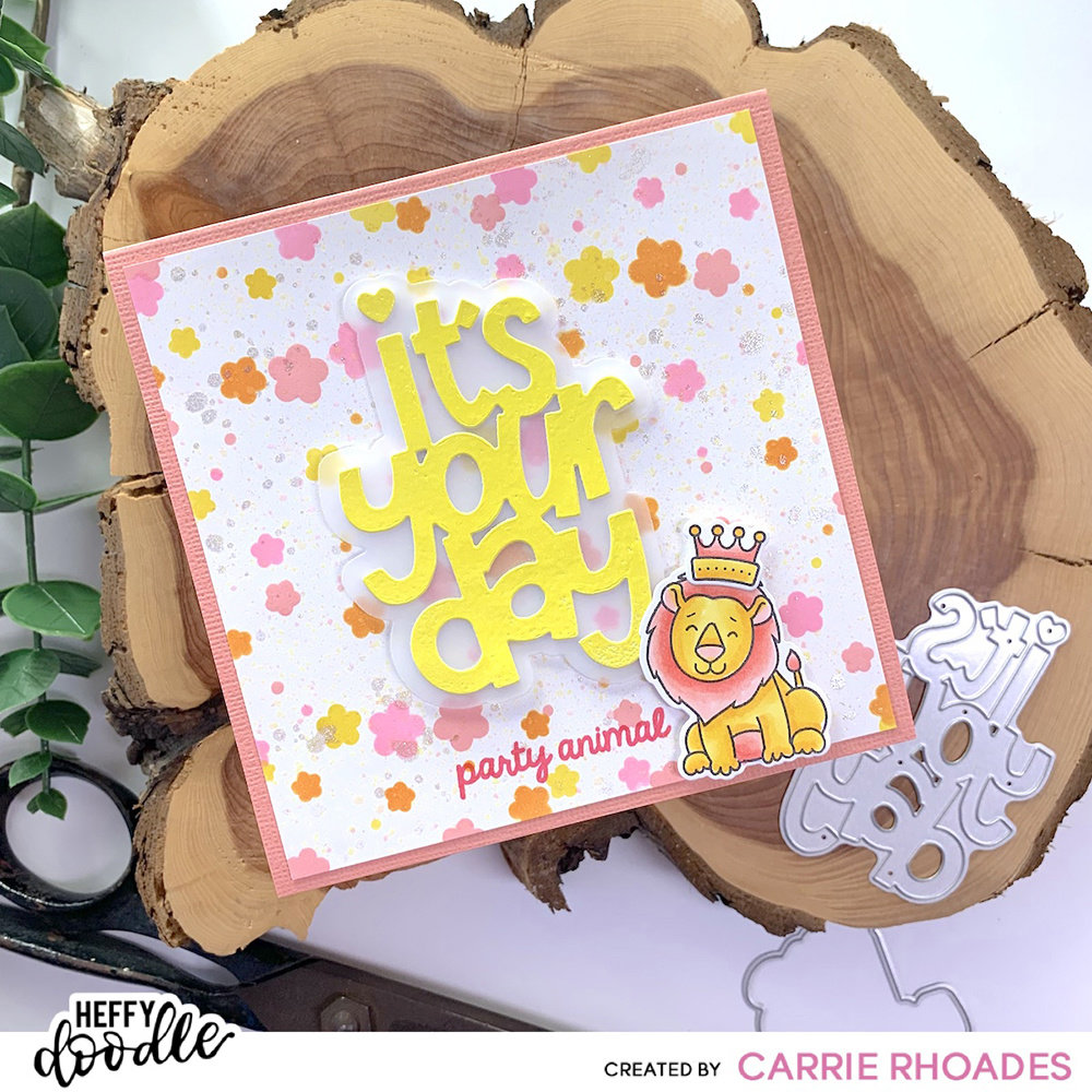 Heffy Doodle Flower Power Stencil (HFD0414) (OUTLET) Heffy Doodle Flower Power Stencil (HFD0414) (OUTLET)