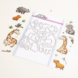 Heffy Doodle Two By Two Safari Animals Dies (HFD0428) (OUTLET)