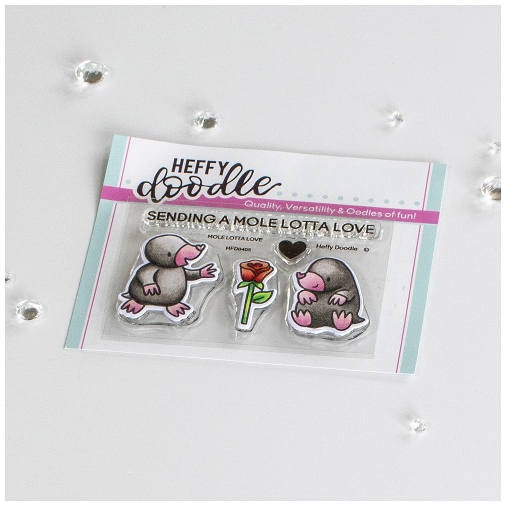 Heffy Doodle Mole Lotta Love Clear Stamps (HFD0405) (OUTLET) Heffy Doodle Mole Lotta Love Clear Stamps (HFD0405) (OUTLET)