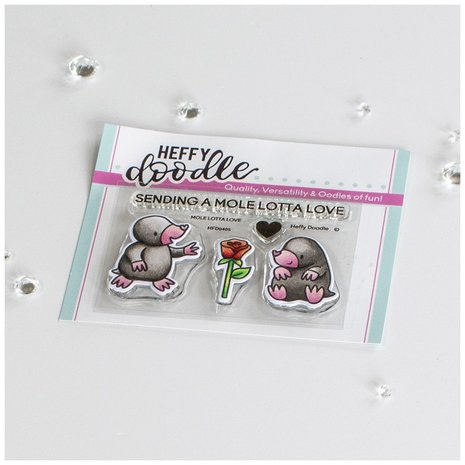 Heffy Doodle Mole Lotta Love Clear Stamps (HFD0405) (OUTLET) Heffy Doodle Mole Lotta Love Clear Stamps (HFD0405) (OUTLET)