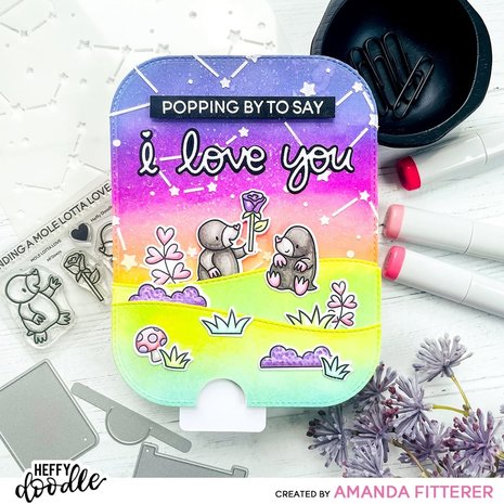 Heffy Doodle Mole Lotta Love Clear Stamps (HFD0405) (OUTLET) Heffy Doodle Mole Lotta Love Clear Stamps (HFD0405) (OUTLET)
