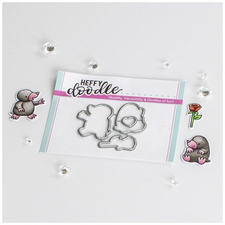 Heffy Doodle Mole Lotta Love Dies (HFD0406) (OUTLET)