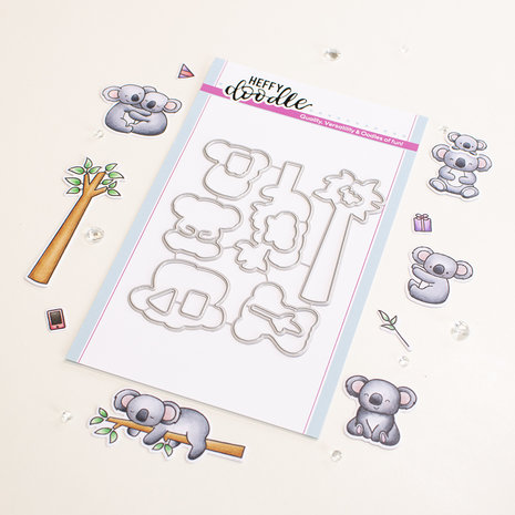 Heffy Doodle Koality Hugs Dies (HFD0421) (DISCONTINUED)