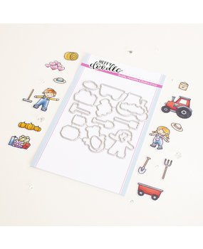 Heffy Doodle Farmyard Fun Dies (HFD0410) (OUTLET) Heffy Doodle Farmyard Fun Dies (HFD0410) (OUTLET)