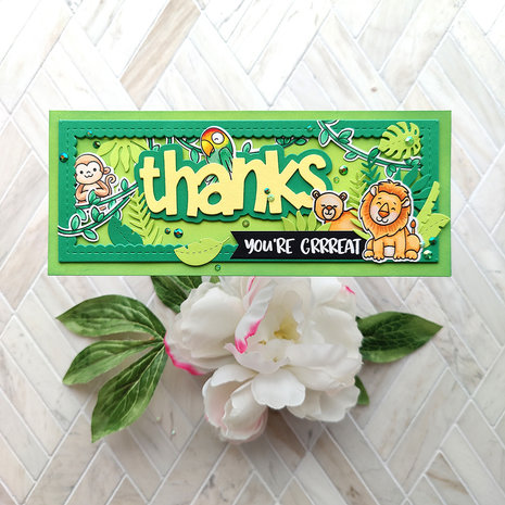 Heffy Doodle Slimline Scalloped Peekaboo Dies (HFD0432) (OUTLET) Heffy Doodle Slimline Scalloped Peekaboo Dies (HFD0432) (OUTLET)