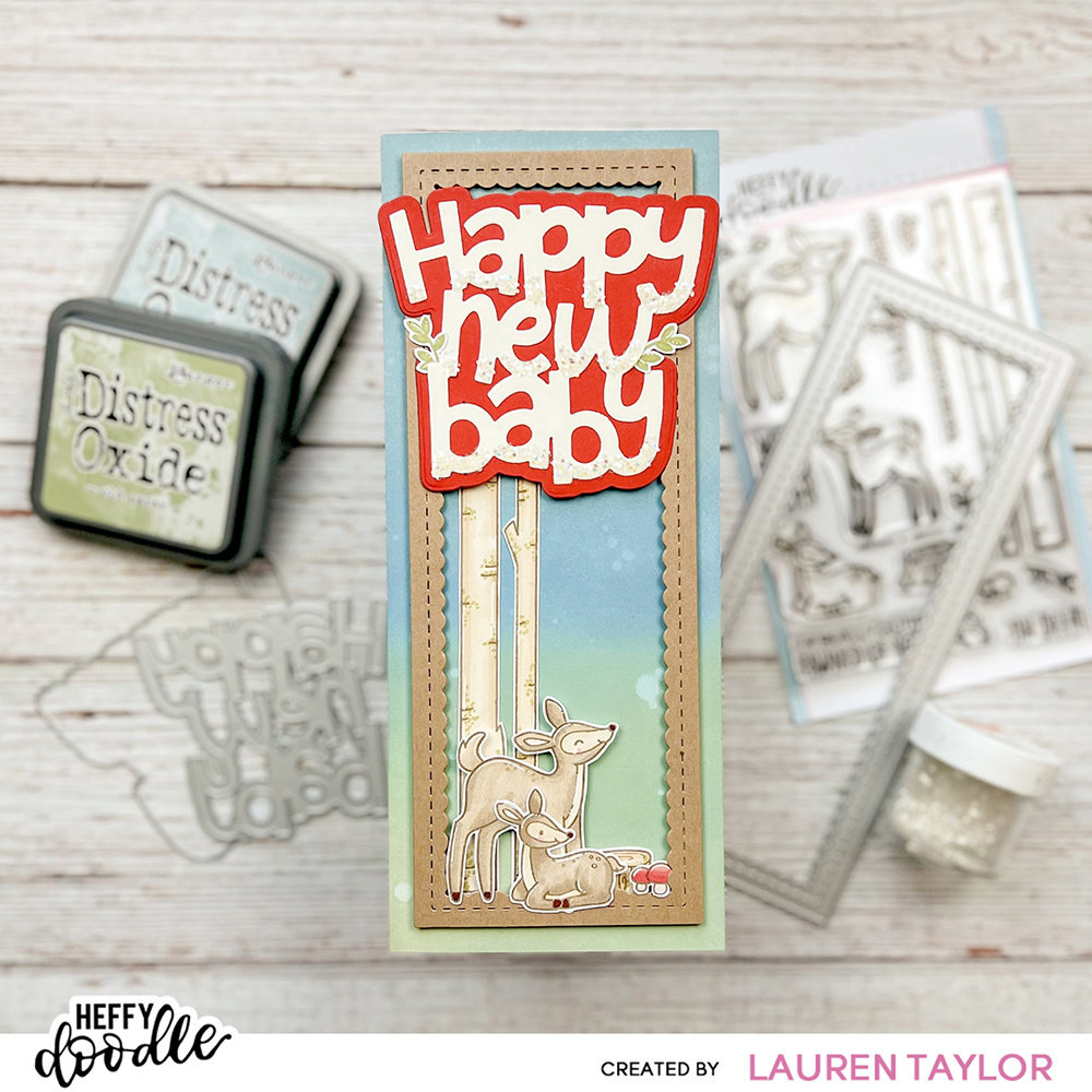 Heffy Doodle Slimline Scalloped Peekaboo Dies (HFD0432) (OUTLET) Heffy Doodle Slimline Scalloped Peekaboo Dies (HFD0432) (OUTLET)