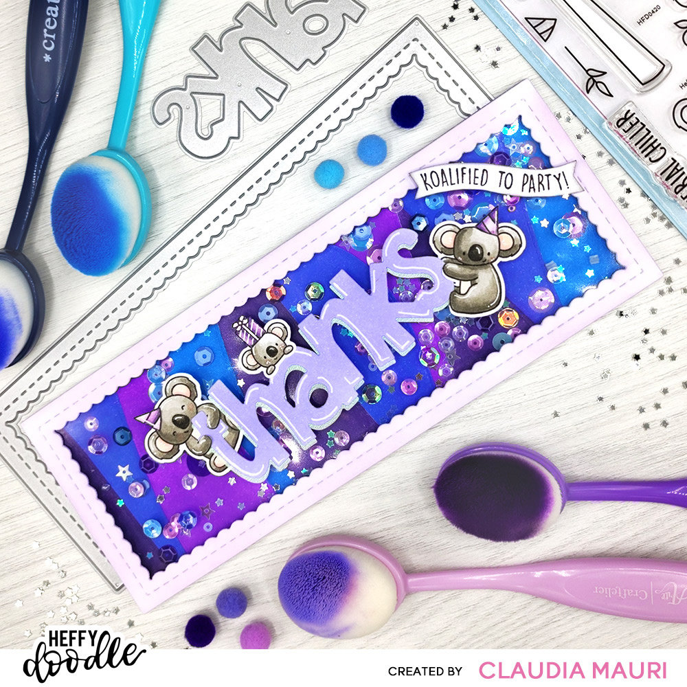 Heffy Doodle Slimline Scalloped Peekaboo Dies (HFD0432) (OUTLET) Heffy Doodle Slimline Scalloped Peekaboo Dies (HFD0432) (OUTLET)