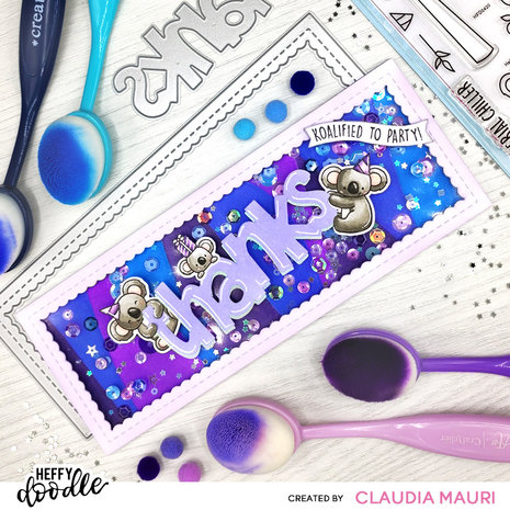 Heffy Doodle Slimline Scalloped Peekaboo Dies (HFD0432) (OUTLET) Heffy Doodle Slimline Scalloped Peekaboo Dies (HFD0432) (OUTLET)