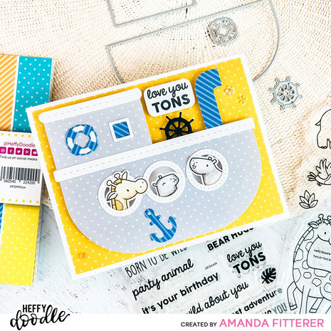 Heffy Doodle Boats & Barns Dies (HFD0430) (OUTLET) Heffy Doodle Boats & Barns Dies (HFD0430) (OUTLET)