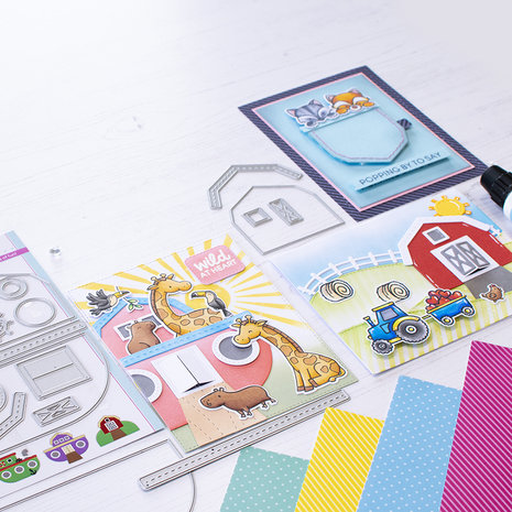 Heffy Doodle Boats & Barns Dies (HFD0430) (OUTLET) Heffy Doodle Boats & Barns Dies (HFD0430) (OUTLET)