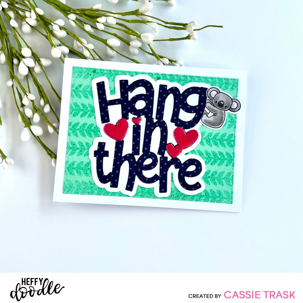 Heffy Doodle Hang In There Jumbo Sentiment Dies (HFD0423) (OUTLET) Heffy Doodle Hang In There Jumbo Sentiment Dies (HFD0423) (OUTLET)