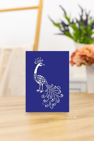 Gemini 3-in-1 Floral Peacock Create-a-Card Dies (GEM-MD-CAD-FLPE) (DISCONTINUED)