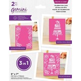 Gemini 3-in-1 Celebration Cake Create-a-Card Dies (GEM-MD-CAD-CECA) (DISCONTINUED)