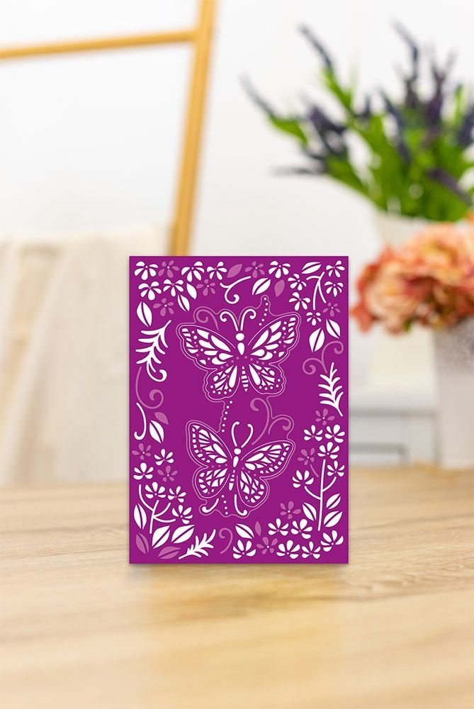 Gemini 3-in-1 Butterfly Garden Create-a-Card Dies (GEM-MD-CAD-BUGA) (DISCONTINUED)