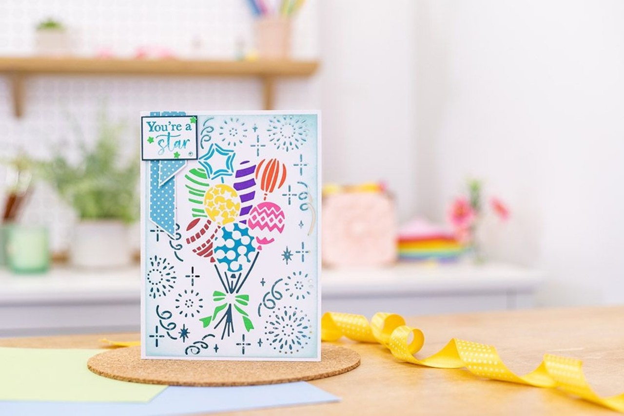 Gemini 3-in-1 Balloon Bouquet Create-a-Card Dies (GEM-MD-CAD-BABO) (DISCONTINUED)