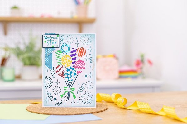 Gemini 3-in-1 Balloon Bouquet Create-a-Card Dies (GEM-MD-CAD-BABO) (DISCONTINUED)