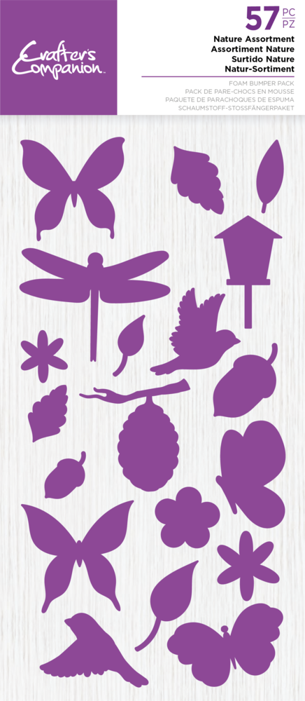 Crafter's Companion Foam Bumper Pack Nature Assortment (57pcs) (CC-FOBUMP-NAAS) (OUTLET)
