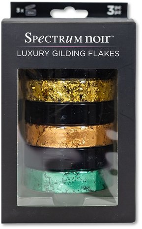 Spectrum Noir Luxury Gilding Flakes Patina (3x50ml) (SN-GILFLAKE-PATI) (DISCONTINUED) Spectrum Noir Luxury Gilding Flakes Patina (3x50ml) (SN-GILFLAKE-PATI) (DISCONTINUED)