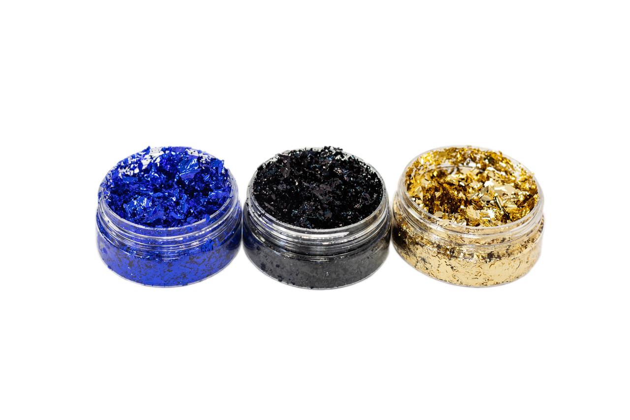 Spectrum Noir Luxury Gilding Flakes Cosmic (3x50ml) (SN-GILFLAKE-COSM) (DISCONTINUED) Spectrum Noir Luxury Gilding Flakes Cosmic (3x50ml) (SN-GILFLAKE-COSM) (DISCONTINUED)