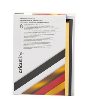 Cricut Joy Foil Transfer Insert Cards Small Royal Flush Sampler (8pcs) (2009203) (DISCONTINUED)