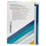 Cricut Joy Foil Transfer Insert Cards Small Blue Lagoon Sampler (8pcs) (2009205) (DISCONTINUED)