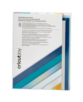 Cricut Joy Foil Transfer Insert Cards Small Blue Lagoon Sampler (8pcs) (2009205) (DISCONTINUED)