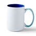 Beveled Ceramic Mug Blank Ocean 425ml (2009394)