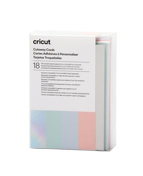 Cricut Cutaway Cards Pastel Sampler (R10 18pcs) (2009482) (DISCONTINUED) Cricut Cutaway Cards Pastel Sampler (R10 18pcs) (2009482) (DISCONTINUED)
