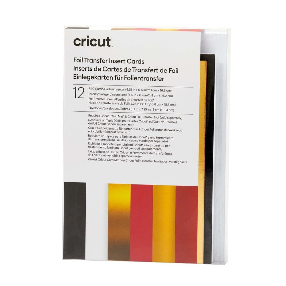 Cricut Foil Transfer Insert Cards Royal Flush Sampler (R40 12pcs) (2009480) (DISCONTINUED)