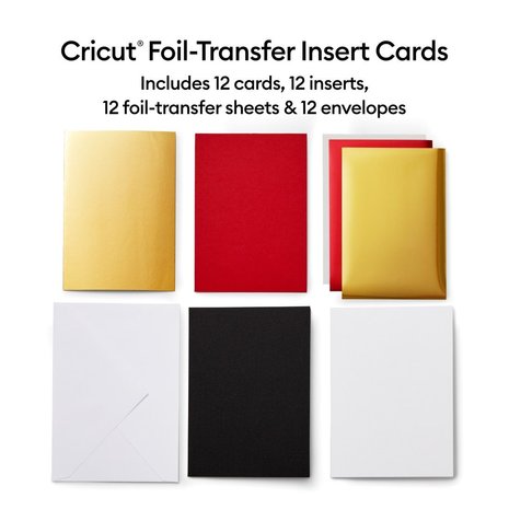 Cricut Foil Transfer Insert Cards Royal Flush Sampler (R40 12pcs) (2009480) (DISCONTINUED)