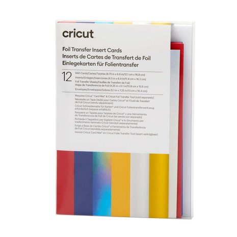 Cricut Foil Transfer Insert Cards Celebration Sampler (R40 12pcs) (2009477) (DISCONTINUED)