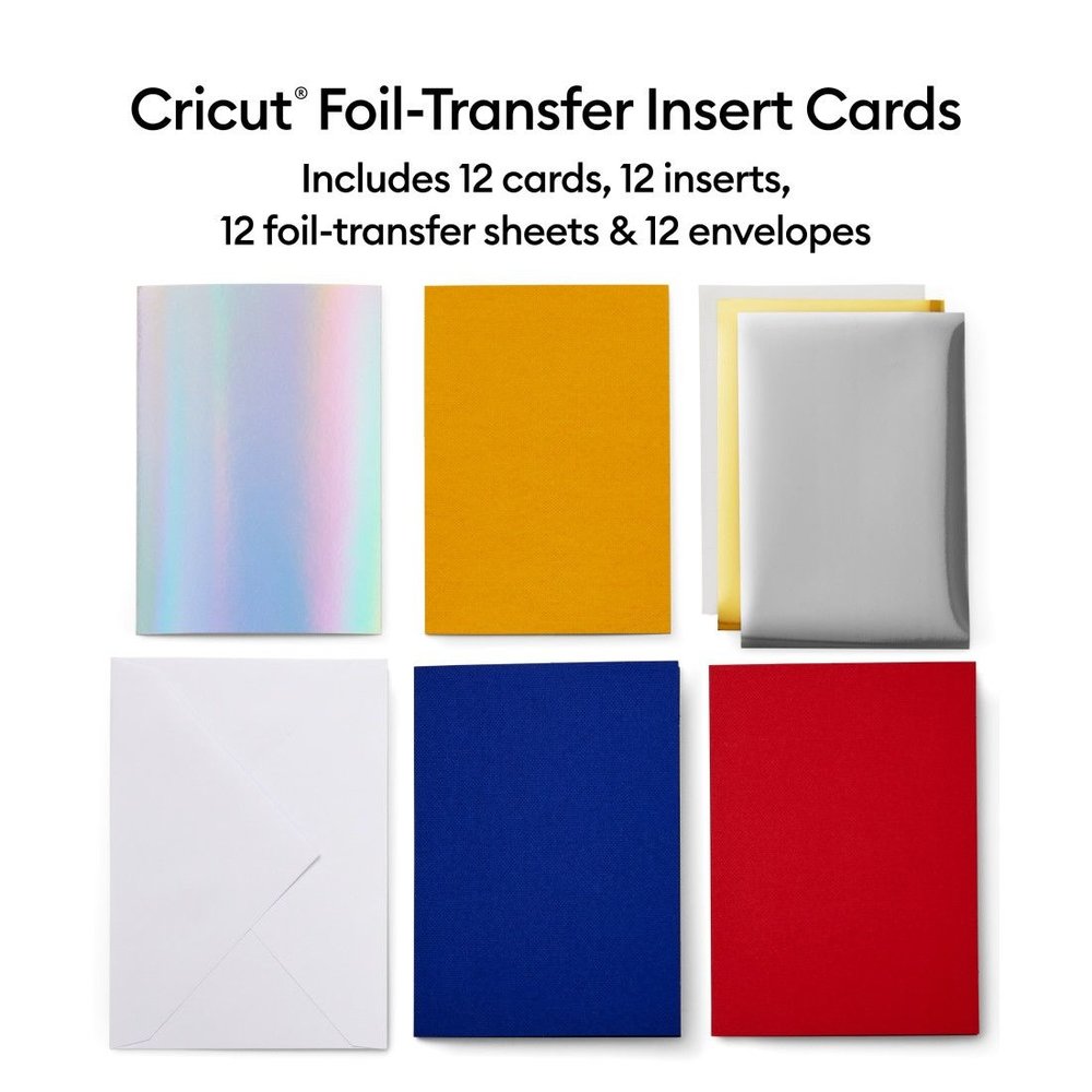 Cricut Foil Transfer Insert Cards Celebration Sampler (R40 12pcs) (2009477) (DISCONTINUED)