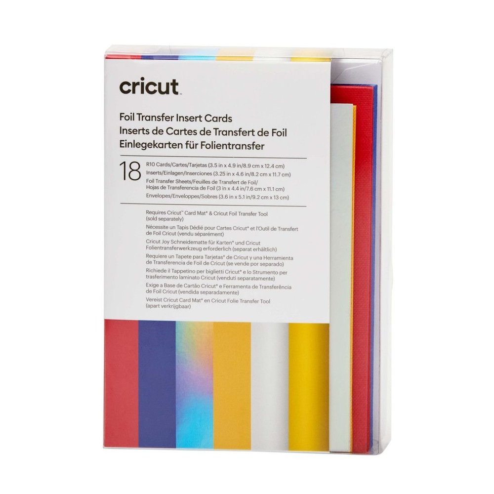Cricut Foil Transfer Insert Cards Celebration Sampler (R10 18pcs) (2009476) (DISCONTINUED)