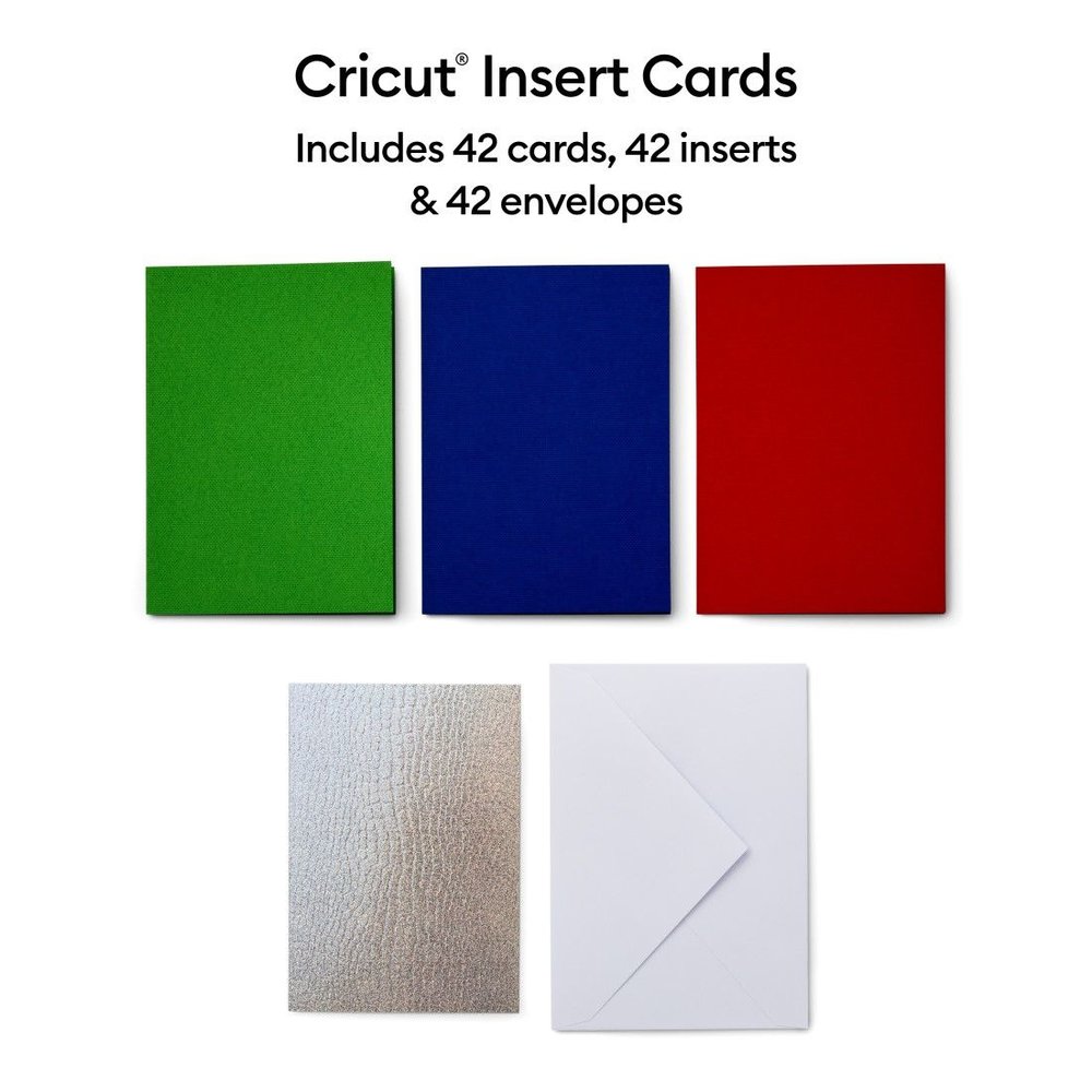 Cricut Insert Cards Rainbow Scales Sampler (R10 42pcs) (2009467) (DISCONTINUED)