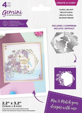 Gemini Floral Aperture Floral Delight Create-a-Card Dies (GEM-MD-CAD-FLD) (DISCONTINUED) Gemini Floral Aperture Floral Delight Create-a-Card Dies (GEM-MD-CAD-FLD) (DISCONTINUED)