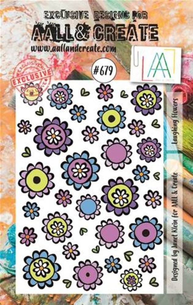 Aall and Create Stamp Set A7 Laughing Flowers (AALL-TP-679) (DISCONTINUED) Aall and Create Stamp Set A7 Laughing Flowers (AALL-TP-679) (DISCONTINUED)